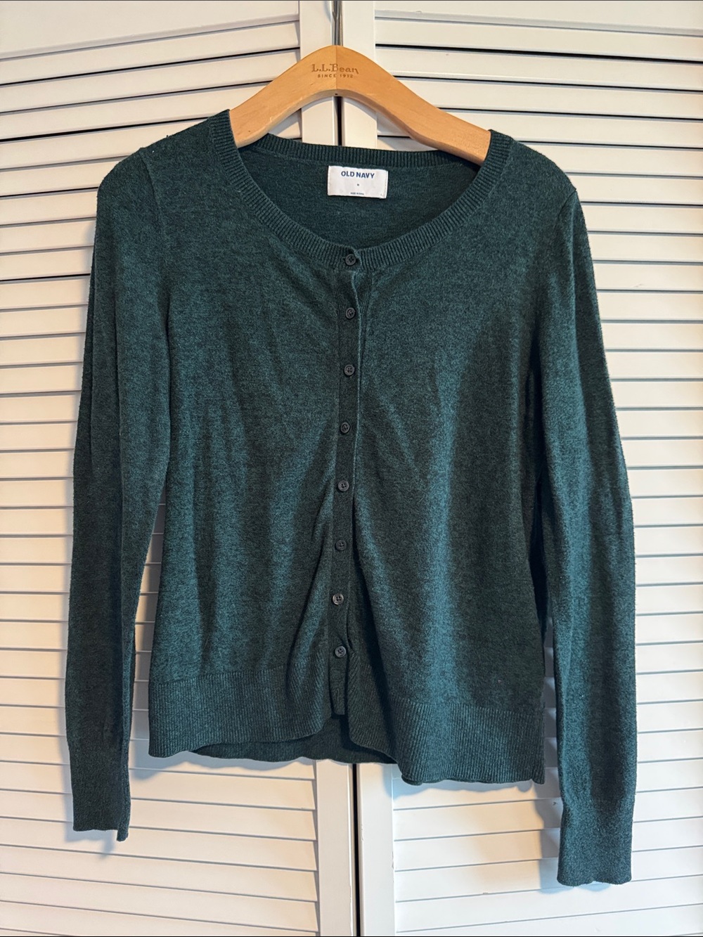 Old Navy Dark Teal Button-Up Women's Cardigan